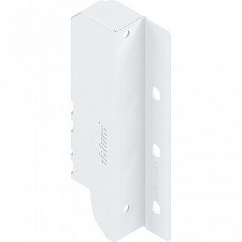 Держатель задней стенки ANTARO, высота B (160 мм), левый, Белый шелк 