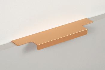 RT109SG.1/128/150    Ручка торцевая RAY, 150мм, cатиновое золото