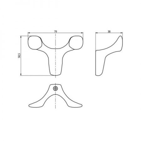 Крючок-вешалка TOLEDO В0