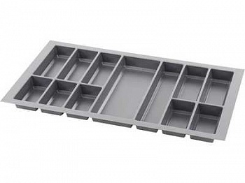 Вкладыш для столовых приборов Classico 90 (815х474мм), базальт серый