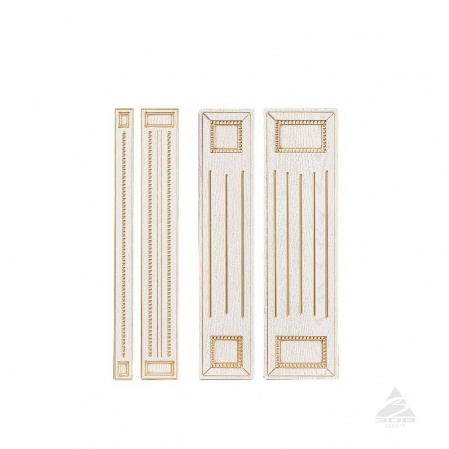Декоративные элементы. Коллекция «Глазго». Декоративная накладка и пилястра.
