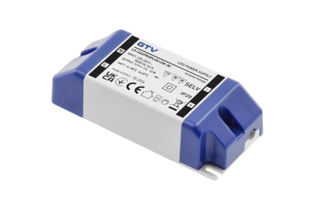 Трансформатор электронный GTV PRO+, для светодиодных ламп 12V, с защитой от КЗ и перегрузки