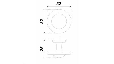 Ручка-кнопка OLSEN