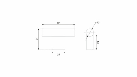 Ручка-кнопка GARAGE