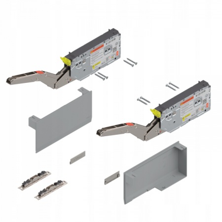 Комплект Aventos HK top 27 под TIP -ON, коэффициент мощности 1730-5200, крышки светло-серые