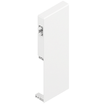 Держатель фасада внутреннего ящика ANTARO,высота С, правый, Белый шелк