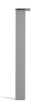 Опора для стола  710x80х40мм, хром