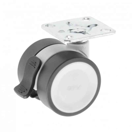 Опора колесная, CIRCO, d-50мм, серое