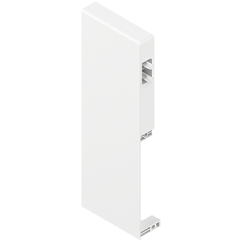 Держатель фасада внутреннего ящика ANTARO,высота С, левый, Белый шелк