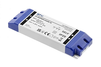 Трансформатор электронный GTV PRO+, для светодиодных ламп 12V/60W