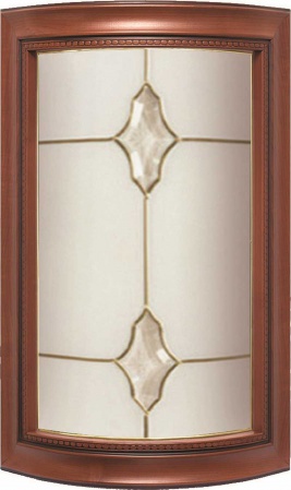 713 дверь гнутая витрина София ПП Вишня Темная