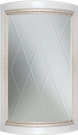 Лоренцо ПП Бьянко Латунь витрина гнутая 713 ДГВ