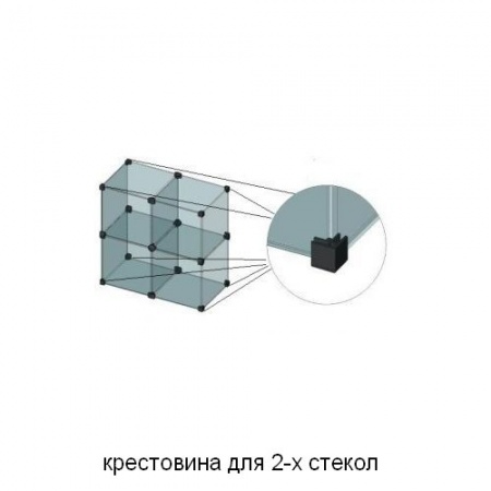 Крестовины для стеклянных кубов
