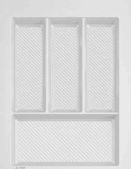 Вкладыш для столовых приборов TRAY 400, белый 350х490мм