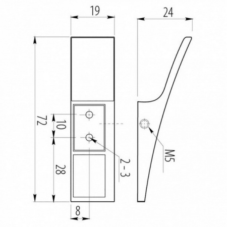 Крючок-вешалка WZ804