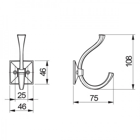 Крючок-вешалка MADRYT