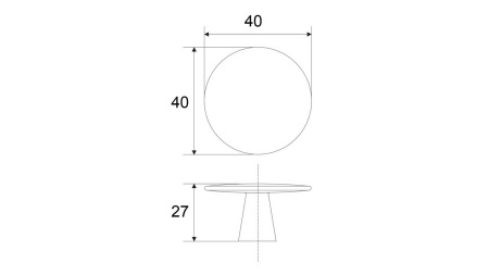 Ручка-кнопка TOBBY