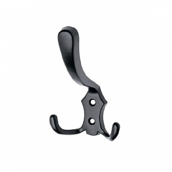Крючок-вешалка  WP-59     большой простой, (К24А), черный