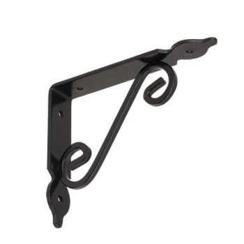 Кронштейн декоративный WOZ, 140х110мм, черный мрамор