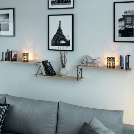 Полкодержатель ROD,  черный