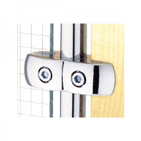 TRIS 551 Держатель двойной труба-ДСП/стекло