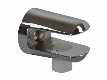 Держатель для стекла Н-8мм, под шуруп, хром