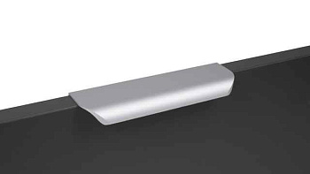 RT810SC.1/128/150    Ручка торцевая MONTE 2.0, 128/150мм, сатиновый хром