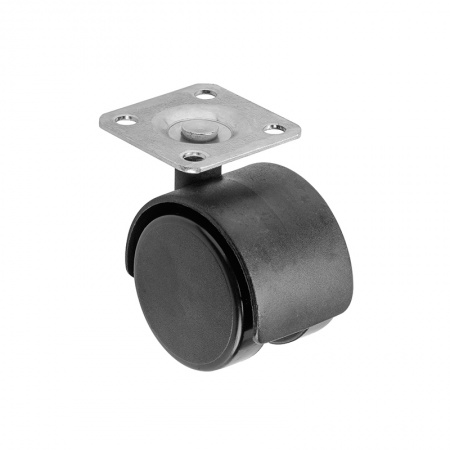 Опора колесная с площадкой, черная