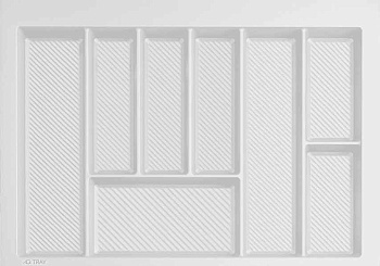 Вкладыш для столовых приборов TRAY 700, белый 650х490мм