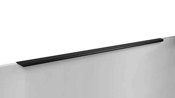 RT810BL.1/1056/1200    Ручка торцевая MONTE 2.0, 1056/1200мм, черный мат