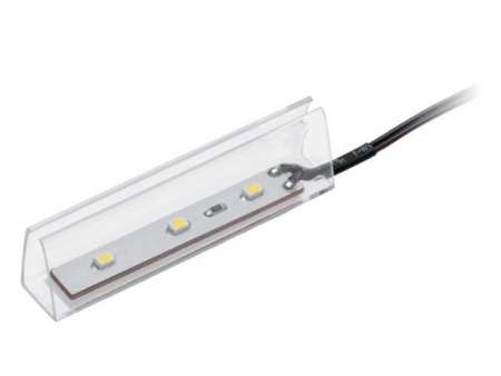 Подсветка для стекла 12V/0.24W, 3 светодиода, холодный белый