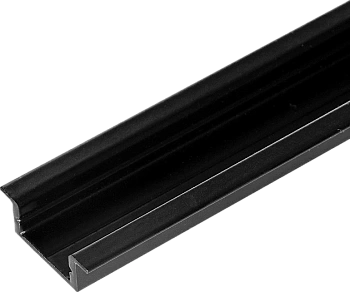 Профиль врезной AQ FORM для LED лент 16/22х7 2 м черный