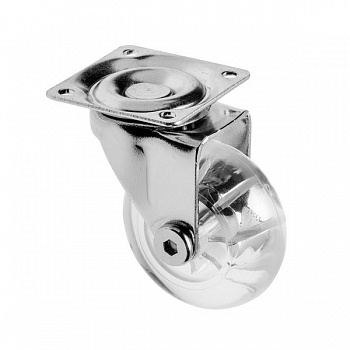 Опора колесная Ф50мм BRAZYLIA, силиконовая