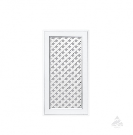 Витрина открытая: решётка декоративная «косая»