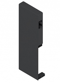 Держатель фасада внутреннего ящика ANTARO,высота D, левый, Серый орион