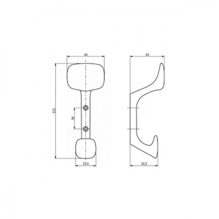 Крючок-вешалка TOLEDO C0