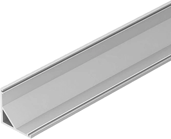 Профиль накладной угловой AQ FORM для LED лент 16х16 2 м  алюминий