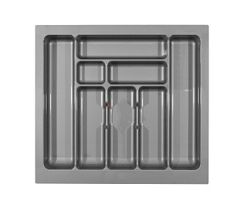 Вкладыш для столовых приборов Comfort 60 (530х490мм), серый металлик