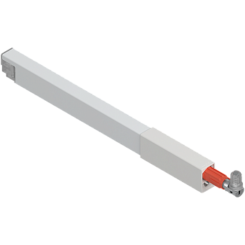 Продольный релинг ANTARO, НД=400 мм, правый, Белый шелк