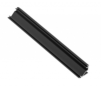 Профиль угловой мини GLAX, L-2м, черный