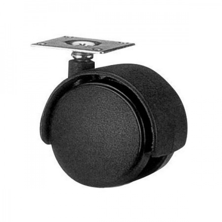 Опора колесная с площадкой, черная