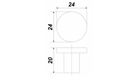 Ручка-кнопка SOLO