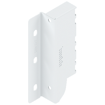 Держатель задней стенки ANTARO, высота K (128 мм), правый, Белый шелк 