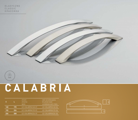 Ручка мебельная CALABRIA