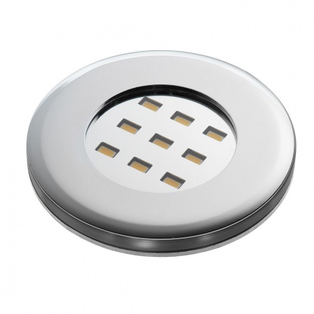 Светильник светодиодный PALERMO OP, 12V/1,8W, теплый белый,  хром