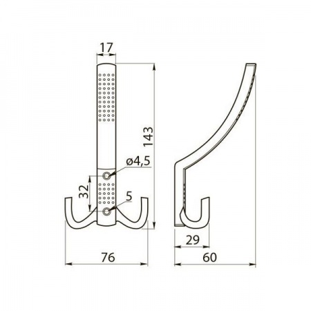 Крючок-вешалка  WP11