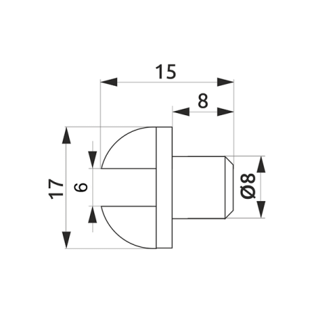 Стеклодержатель "грибок"
