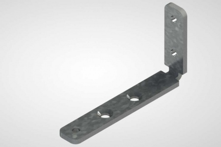Металлическое крепление Г, С образного профиля под саморез