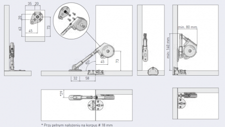 Микролифт барный масляный Modern Lift