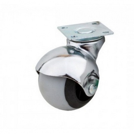 Опора колесная, резиновая "шар"